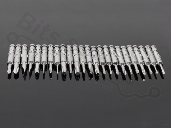 Precision screw driver set 25PCS in folder